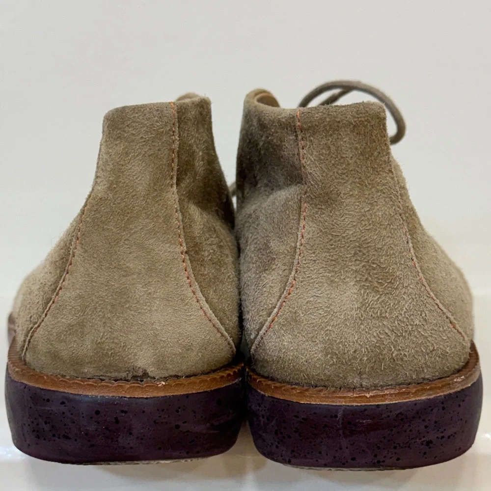 Donald J. Pliner Beige Suede Chukka Boots